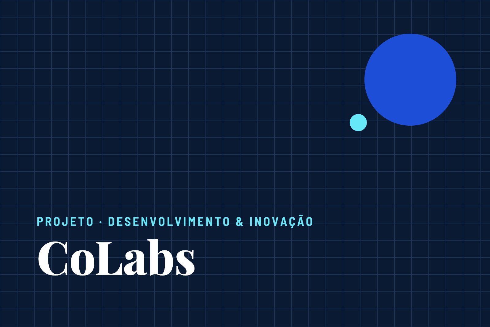 Capa provisória do projeto CoLabs