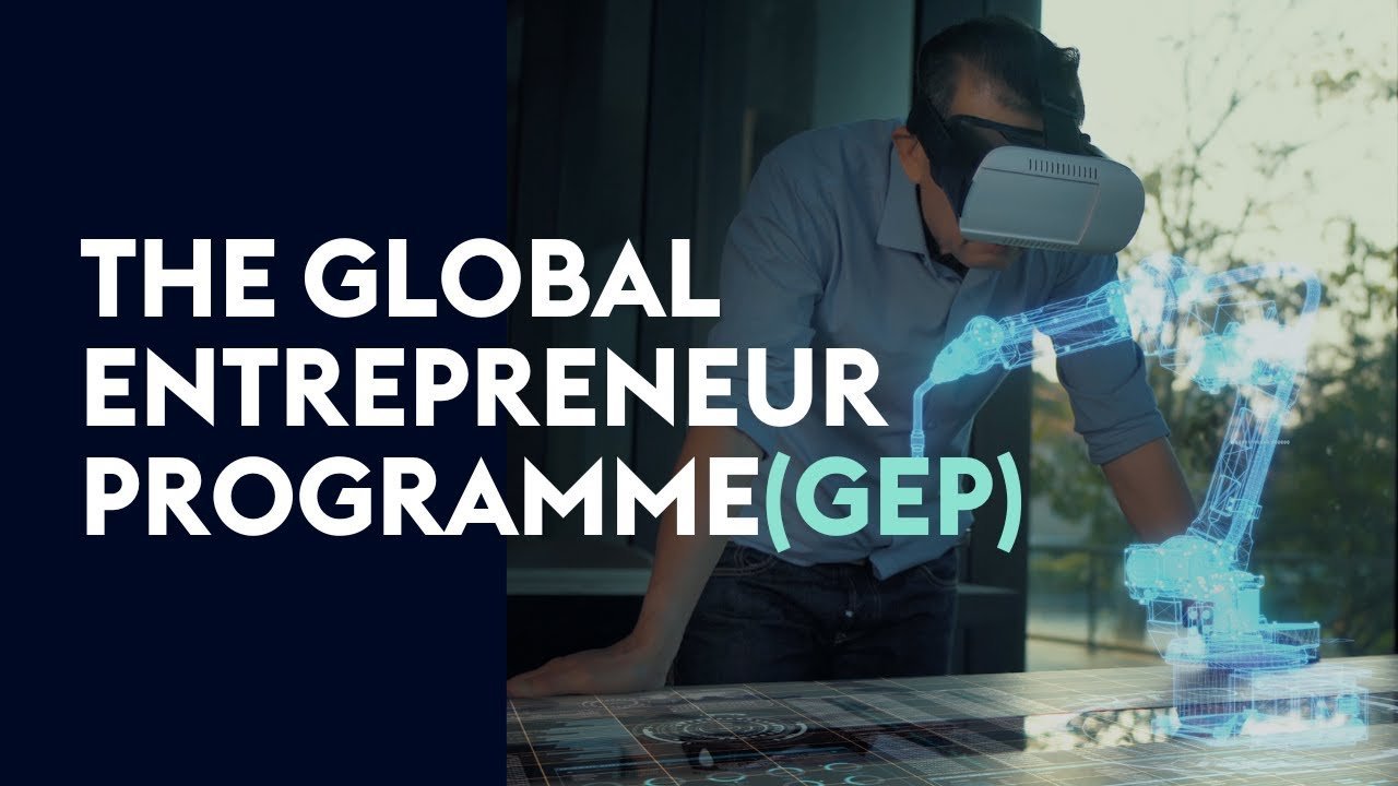 Arte de divulgação do Global Entrepreneur Programme (GEP)